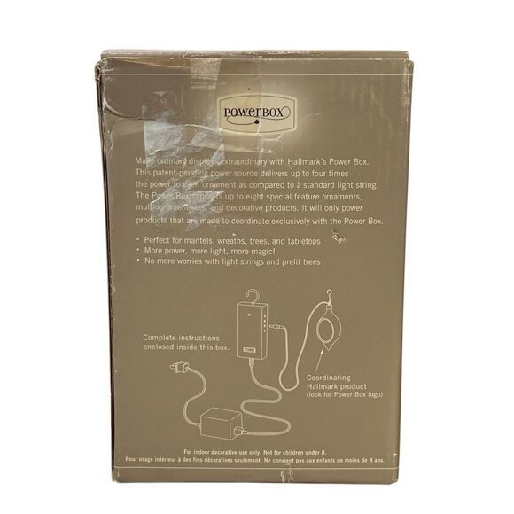 NOS Hallmark 2005 Powerbox Electrical Power Supply Light Up Christmas Ornaments - Picture 4 of 9